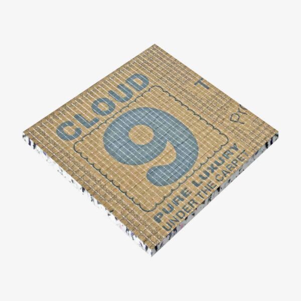 Cloud 9 Cirrus Carpet Underlay PU Foam 9mm Thick 15m2 Roll Suitable For All Rooms - UK