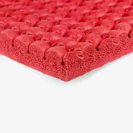 Tredaire Colours Red 11.4mm Underlay Close Up